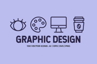 100 Graphic Design Line Icons: A Versatile Toolkit for Modern Designers