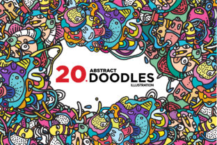 20 Abstract Doodle Illustrations: A Practical Asset for Modern Creative Workflows