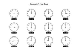 Analog Time Clock: A Practical Design Asset for Education and Presentation