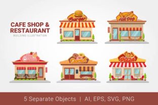 Cafe Shop and Restaurant Building: A Practical Vector Asset Review