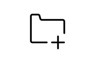 Folder Icons: Essential Line Vector Graphics for Tech