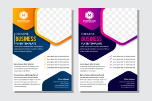 Hexagon Flyer Purple Orange: A Design Evaluation