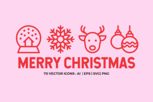 Merry Christmas Line Icons Vector: A Comprehensive Review for Designers and Creators