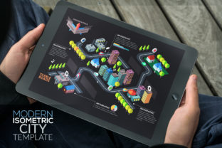 Modern Isometric City Template: Creative Design Made Easy